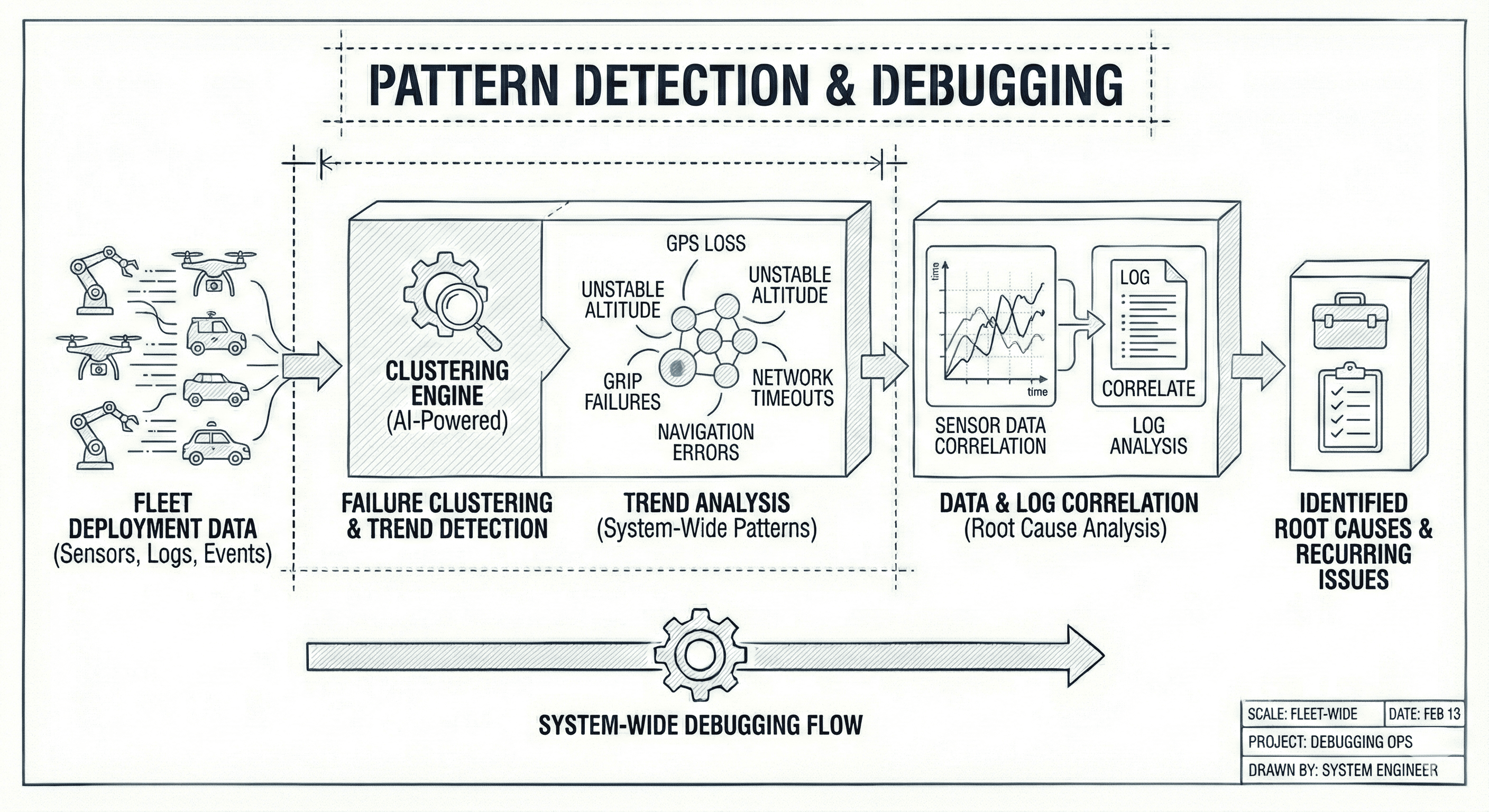 Pattern detection & debugging illustration